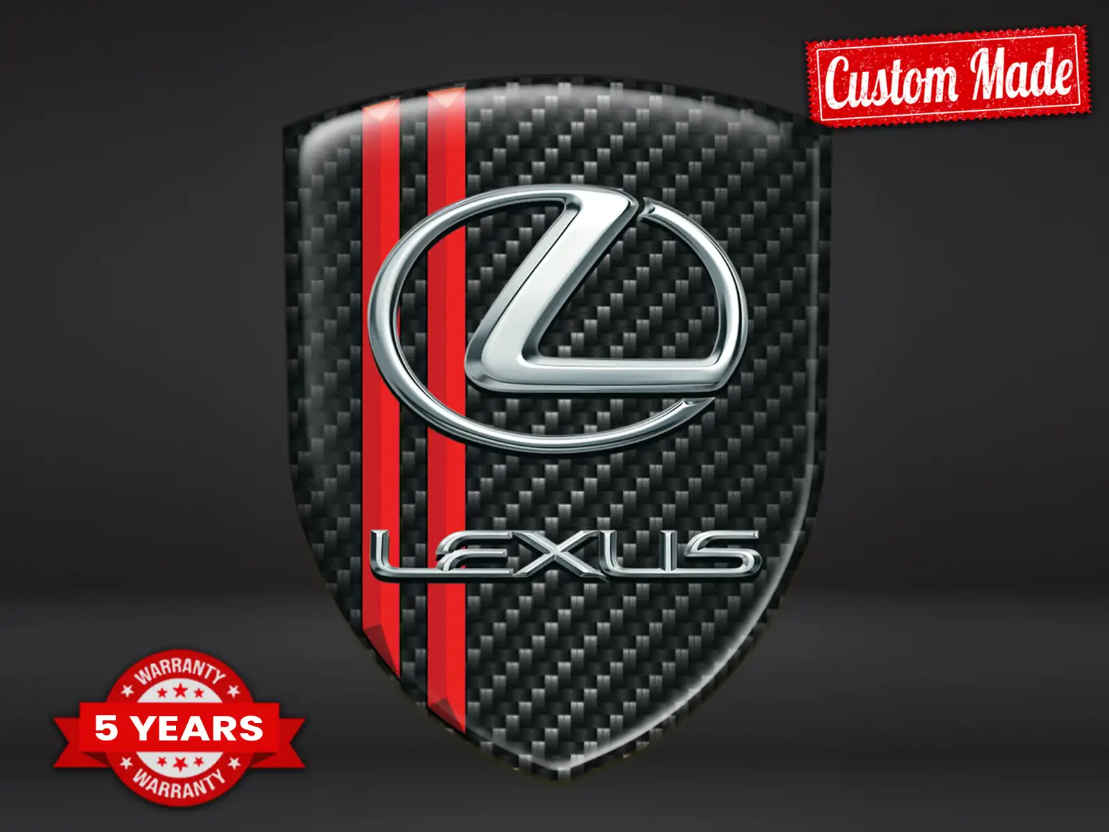 Lexus Vinyle Auto Sur Mesure Sport Course Design